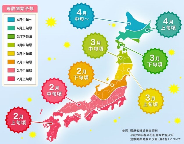 花粉飛散予想