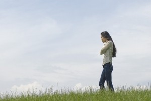 女性 散歩