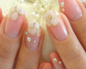 花柄ネイル
