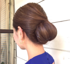 髪型 シニヨンスタイル 女性