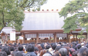 熱田神宮の初詣参拝客