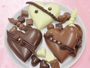 ハート型のチョコレート