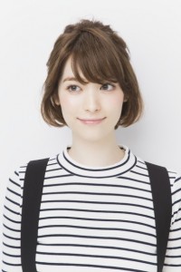 ショート 浴衣 ハーフアップ