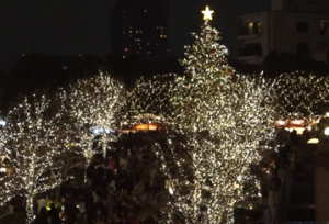 恵比寿ガーデンプレイス　イルミネーション　クリスマスツリー