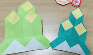 折り紙で作った門松