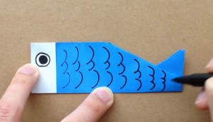鯉のぼり　折り紙　手作り