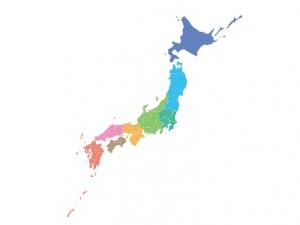 日本地図　イラスト