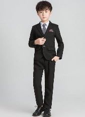 男の子 ブラックスーツ