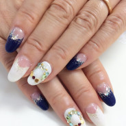 ブルー 雪
