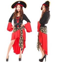 ハロウィン　セクシーな海賊衣装　女性