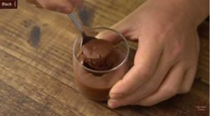手作り　チョコレートムース